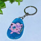 Agate Slab with Printing Keychain Crystal Healing Bulk Wholesale