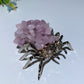 2.4" Crystal Chips Metal Spider Free Form Crystal Healing Bulk Wholesale