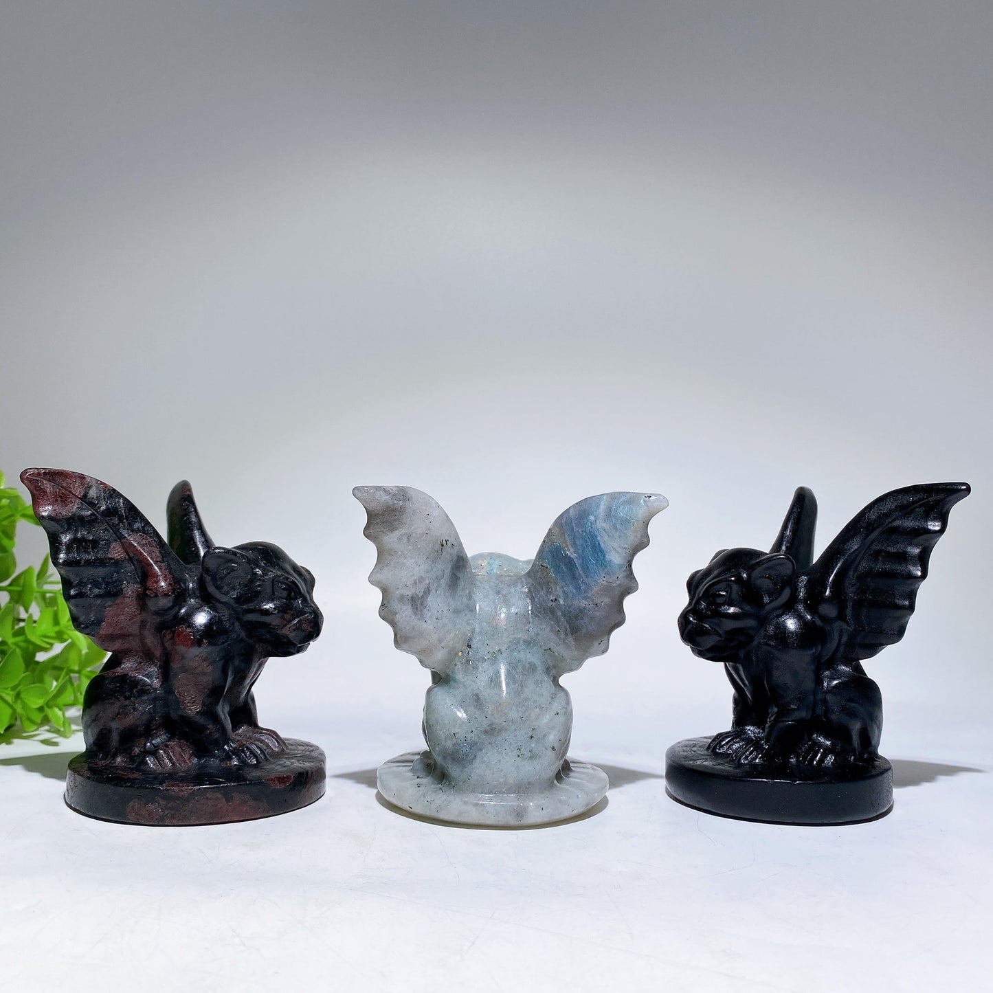 3.8" Crystal Gargoyle Carving Crystal Healing Bulk Wholesale