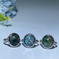 Cooper Silver Plated Crystal Ring Crystal Healing Bulk Wholesale