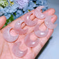 25mm Crystal Driled Moon Pendant Crystal Healing Bulk Wholesale