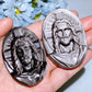 2.1"-2.7" Silver Obsidian Maria Slab Carving Crystal Healing Bulk Wholesale