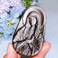 2.1"-2.7" Silver Obsidian Maria Slab Carving Crystal Healing Bulk Wholesale