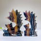 Rainbow Fluorite Nine-tails Fox Carving Crystal Healing Bulk Wholesale