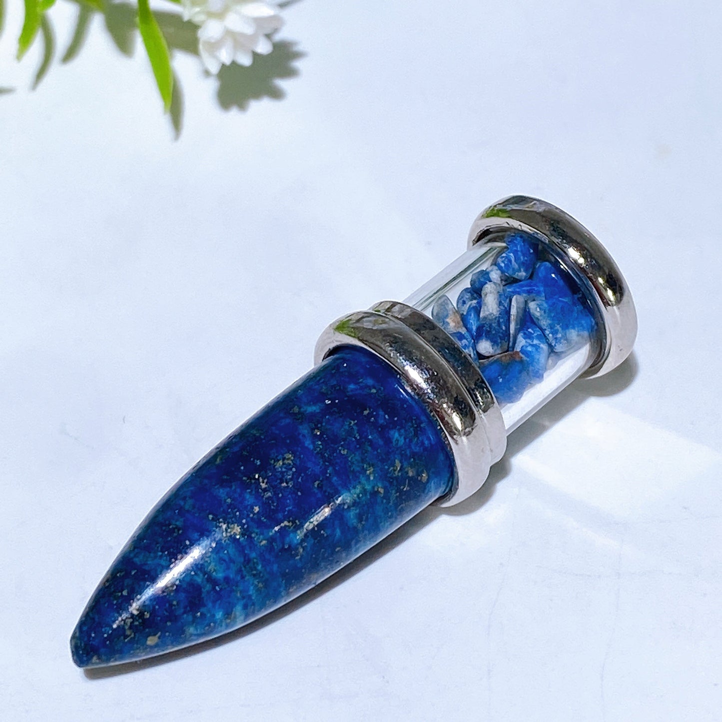 2.0" Crystal Bullet Shape Pendant Crystal Healing Bulk Wholesale