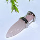 2.0" Crystal Bullet Shape Pendant Crystal Healing Bulk Wholesale
