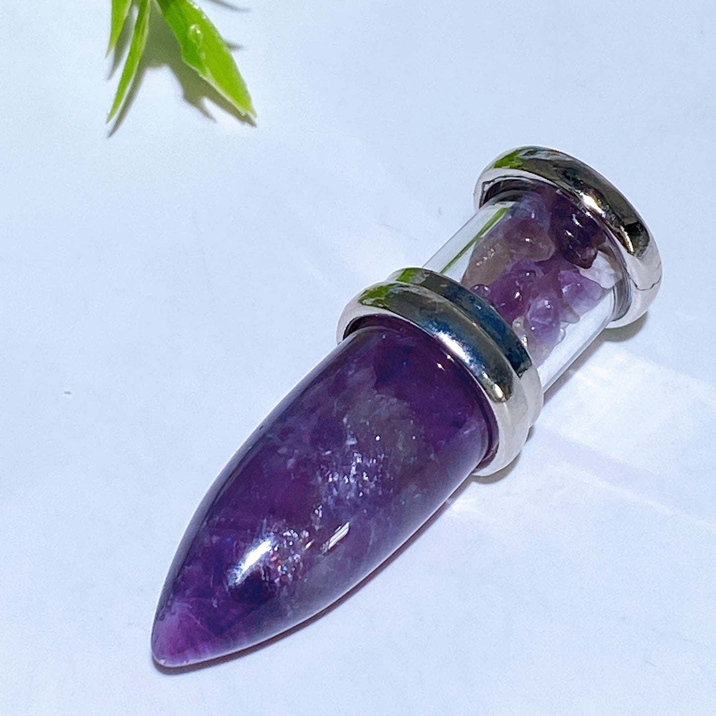 2.0" Crystal Bullet Shape Pendant Crystal Healing Bulk Wholesale