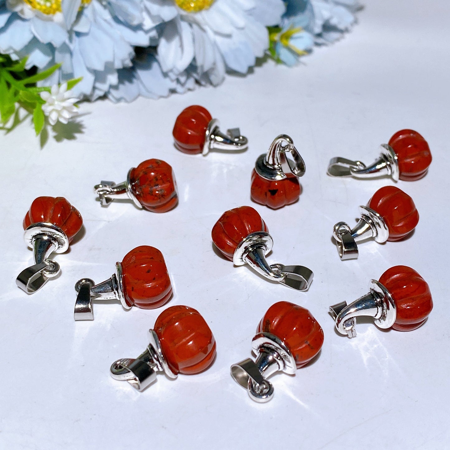 Crystal Pumpkin Pendant Crystal Healing Bulk Wholesale