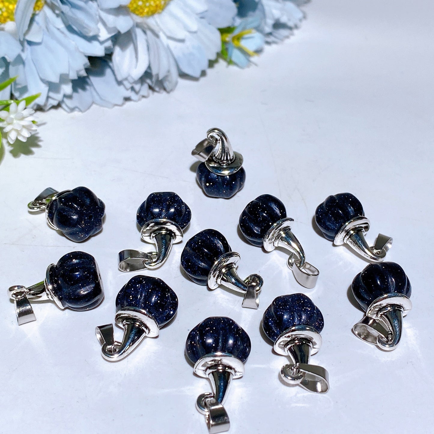 Crystal Pumpkin Pendant Crystal Healing Bulk Wholesale