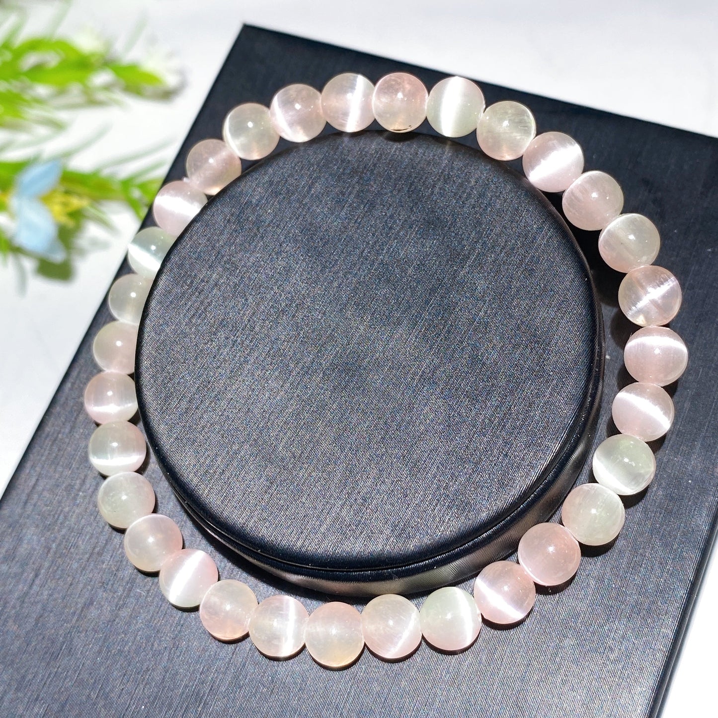 6mm Selenite Bracelet Crystal Healing Bulk Wholesale