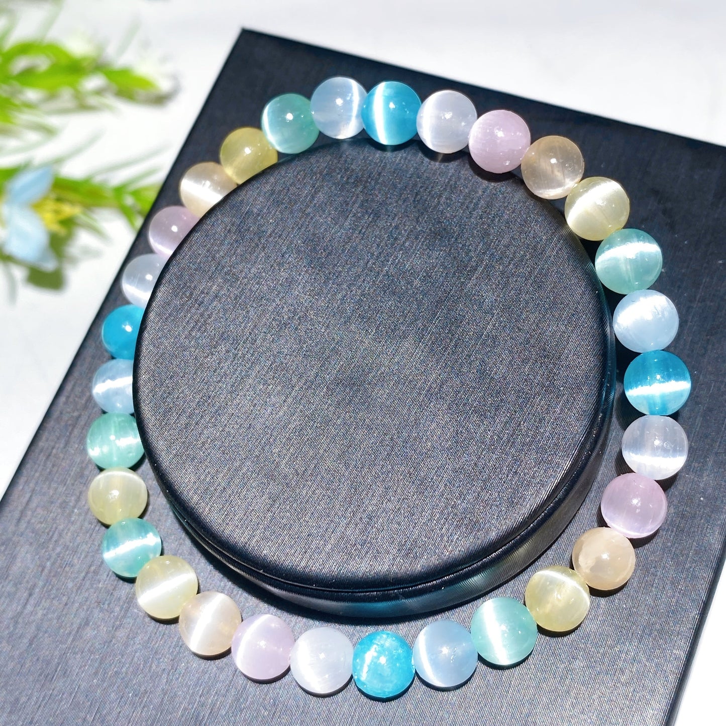 6mm Selenite Bracelet Crystal Healing Bulk Wholesale