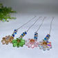 32cm Glass Sunflower Suncatcher Crystal Healing Bulk Wholesale