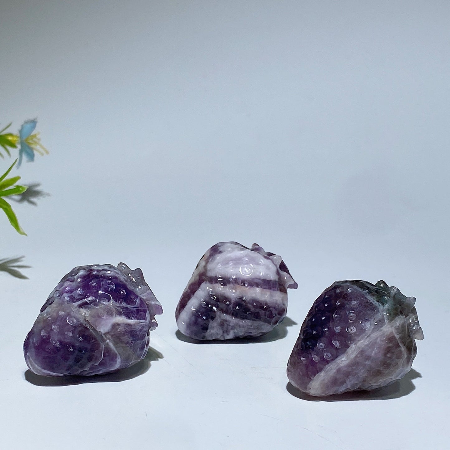 1.4" Crystal Strawberry Carving Crystal Healing Bulk Wholesale