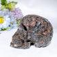 3.5" UV Reactive Yooperlite Skull Carving Crystal Healing Bulk Wholesale