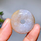 32mm Coral Jade Donut Pendant Crystal Healing Bulk Wholesale
