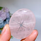 1.9" Crystal Palm with Compass Printing Crystal Healing Bulk Wholesale