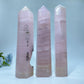 28-35cm Pink Calcite Tower Crystal Healing Bulk Wholesale