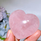 2.0"-2.3" Rose Quartz Heart Carving Crystal Healing Bulk Wholesale