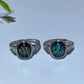 Abalone Shell Ring Crystal Healing Bulk Wholesale
