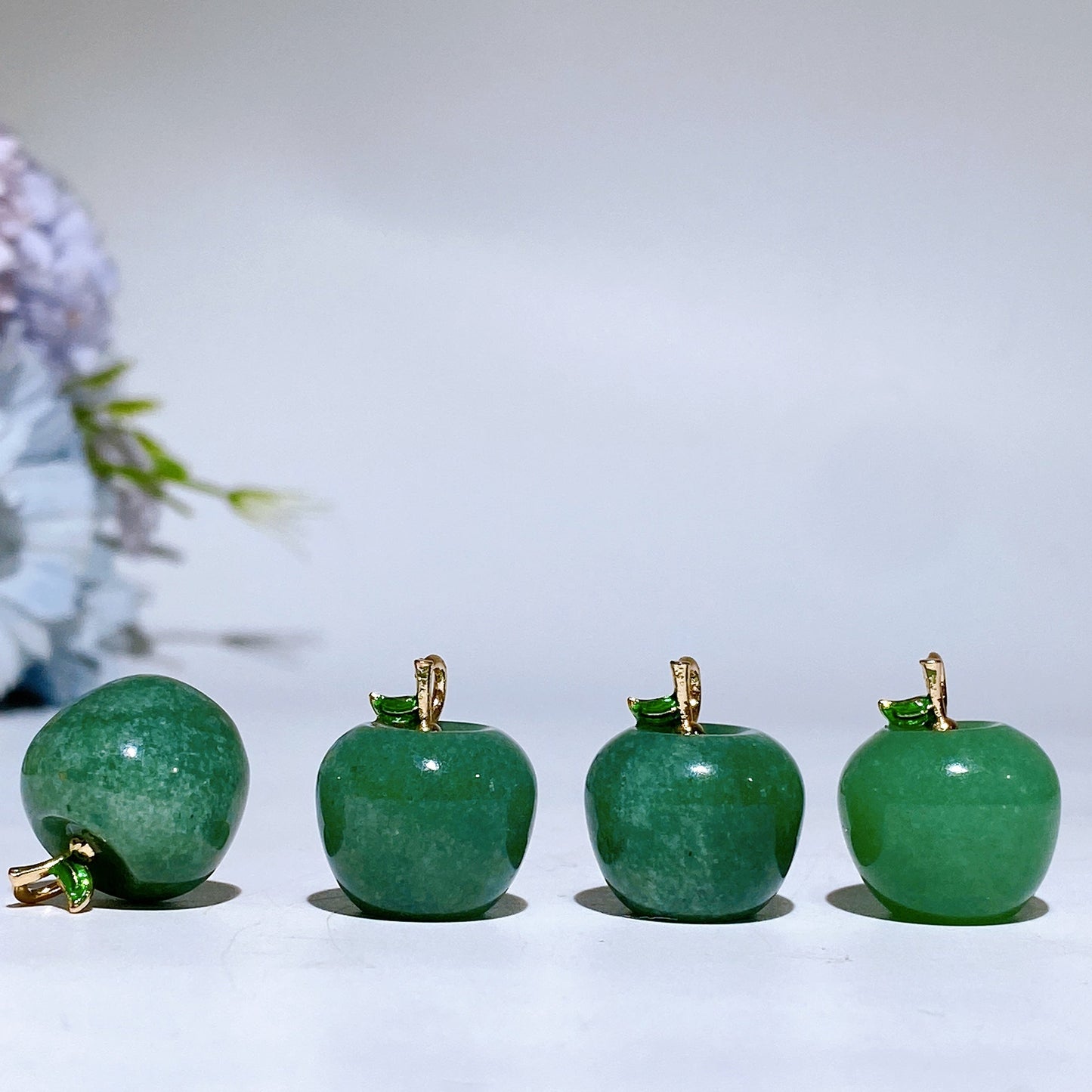 20mm Crystal Apple Fruit Pendant Crystal Healing Bulk Wholesale