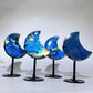 3.0"-3.3" Labradorite Moon Carving with Stand Crystal Healing Bulk Wholesale