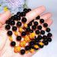 10mm Crystal Bracelet with Pumpkin Decor for Halloween Crystal Healing Bulk Wholesale