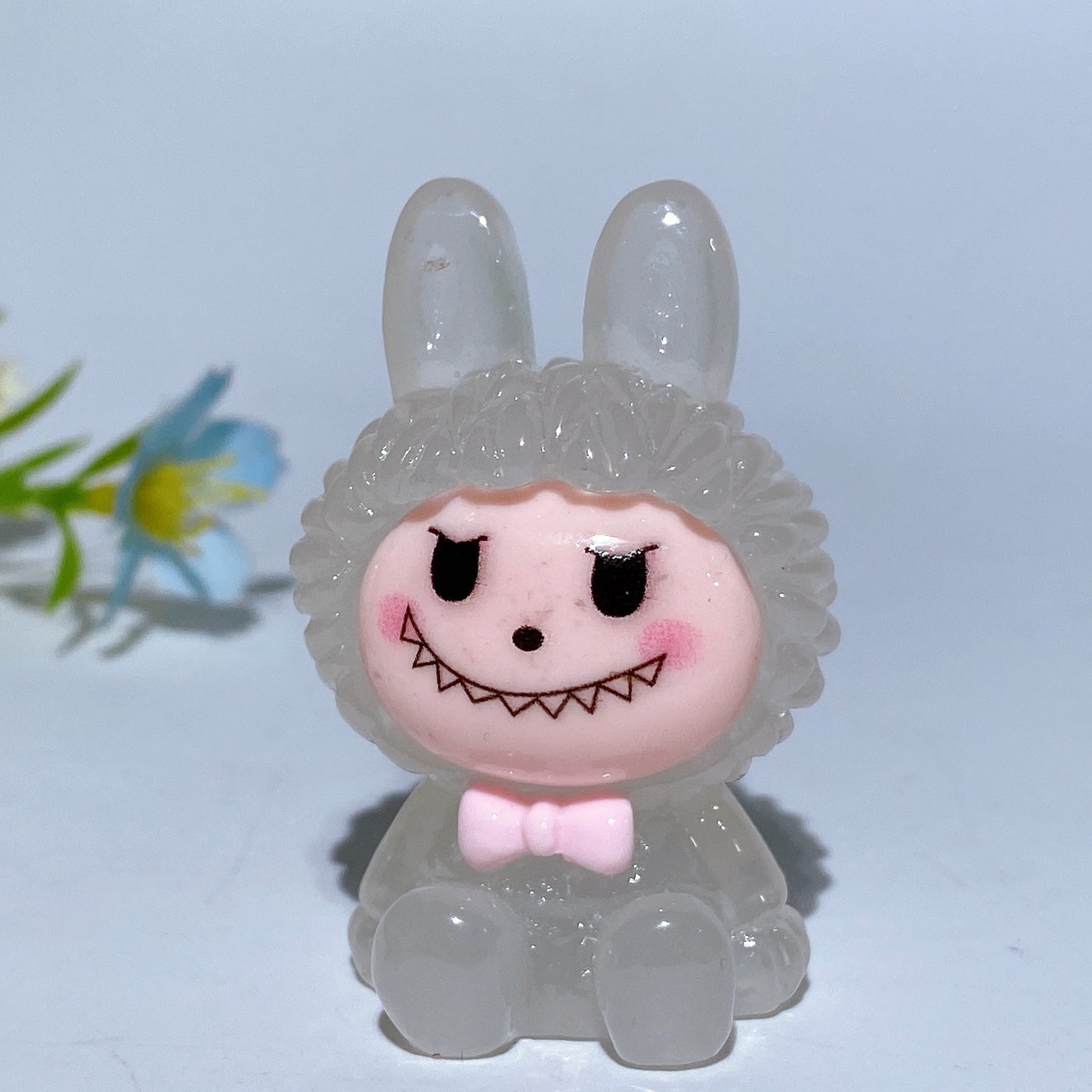 1.8" Luminous Labubu Carving Crystal Healing Bulk Wholesale