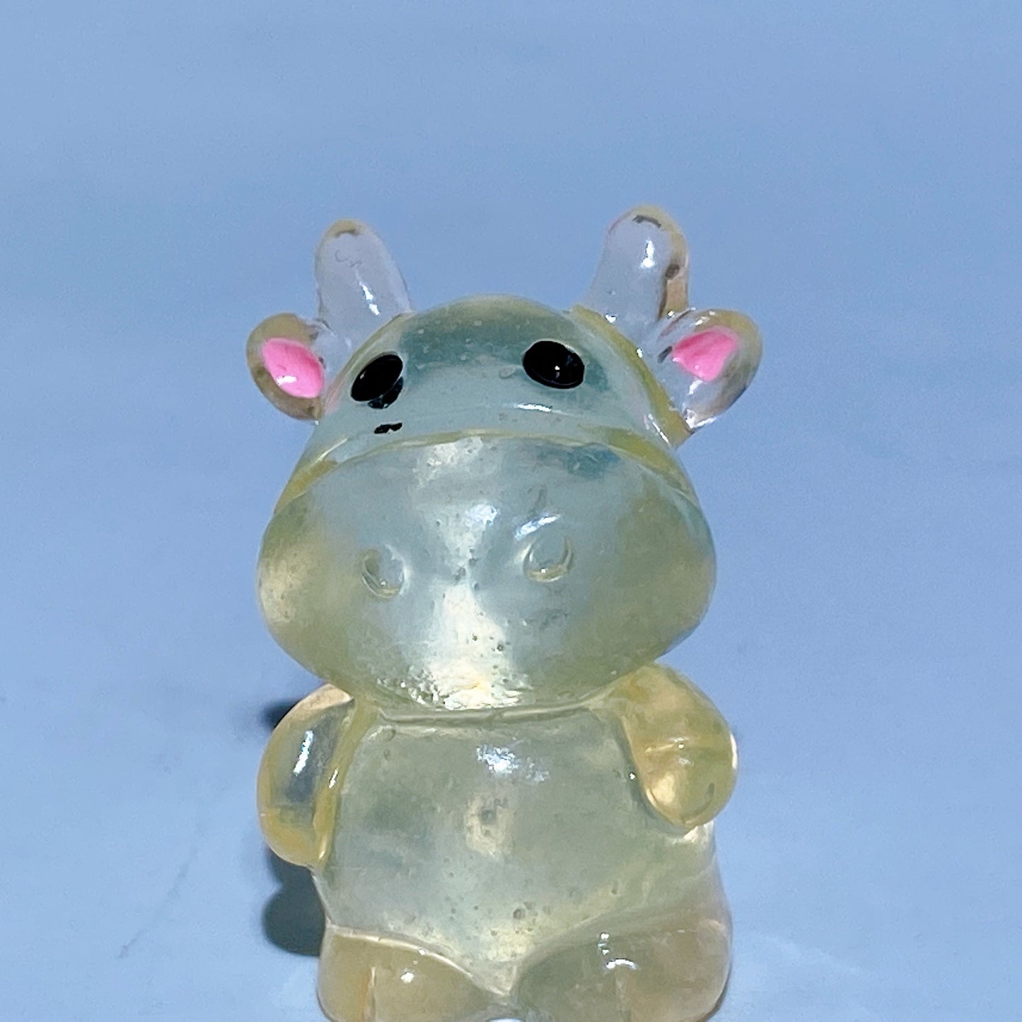 1.1" Luminous Cow Carving Crystal Healing Bulk Wholesale