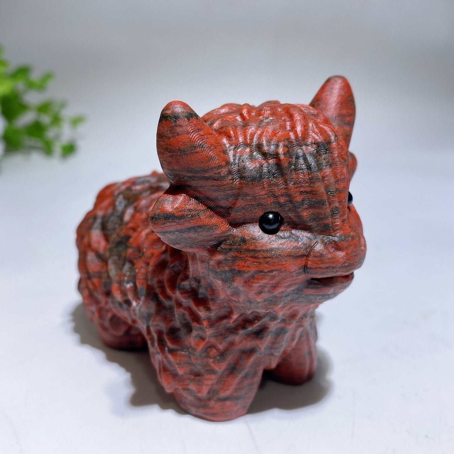 3.2" Crystal Cattle Carving Crystal Healing Bulk Wholesale