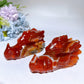 3.3"-3.5" Sardonyx Dragon Head Carving Crystal Healiing Bulk Wholesale