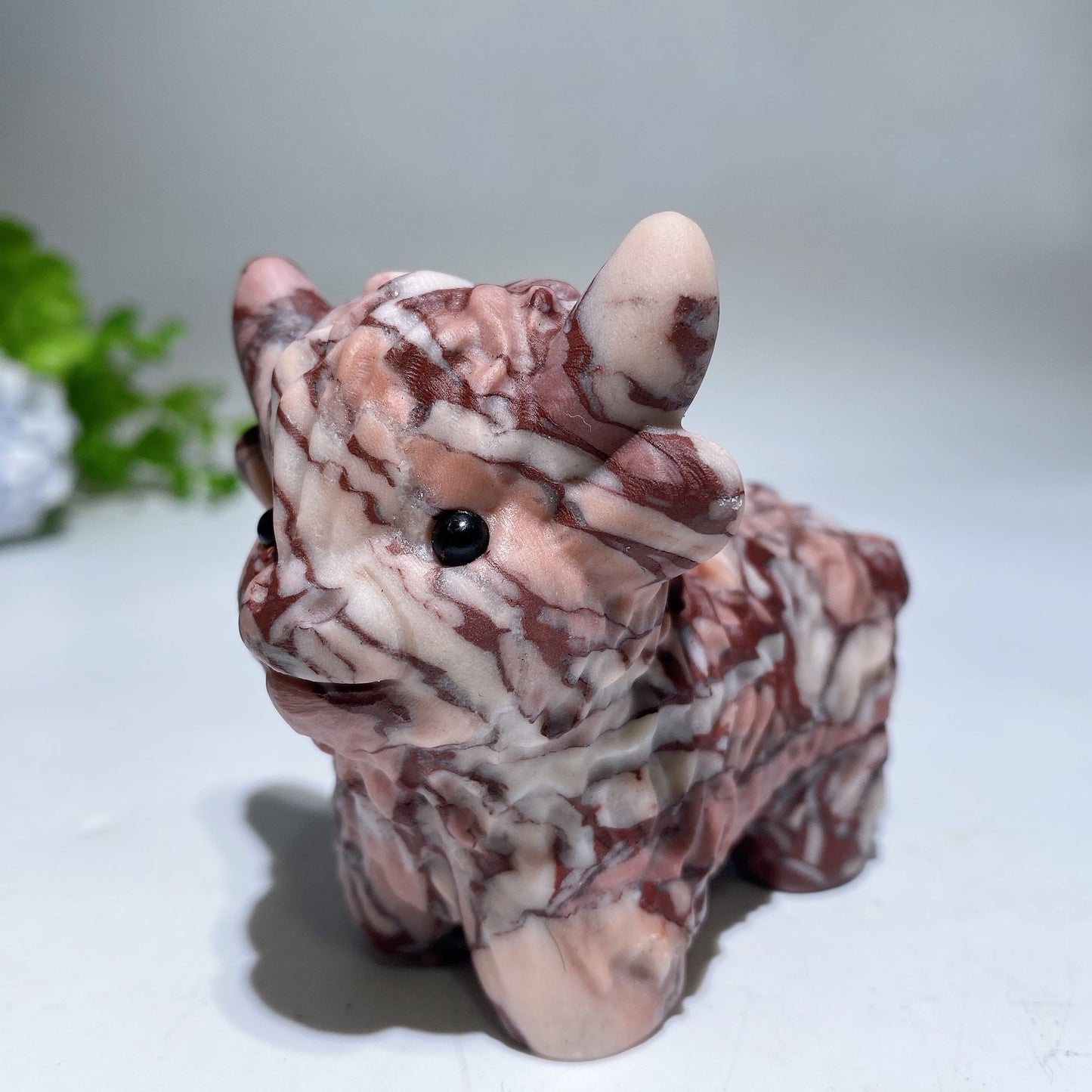 3.2" Crystal Cattle Carving Crystal Healing Bulk Wholesale