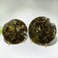 16.5cm-20cm Green Mica Round Slab with Stand Bulk Wholesale