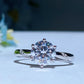 Moissanite Ring Fixed Size Crystal Healing Bulk Wholesale