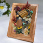 Crystal Scenery in Wooden Photo Frame with Scent Crystal Healing Bulk Wholesale