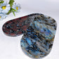 Labradorite Astrophyllite Plate Carving Crystal Healing Bulk Wholesale