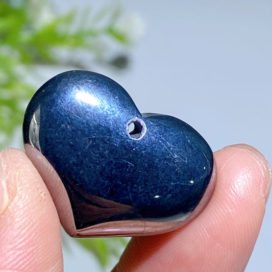 1 pc Drilled Terahertz for Pendant DIY Crystal Healing Bulk Wholesale