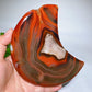 Druzy  Sardonyx Moon Carving with Stand Crystal Healing Bulk Wholesale