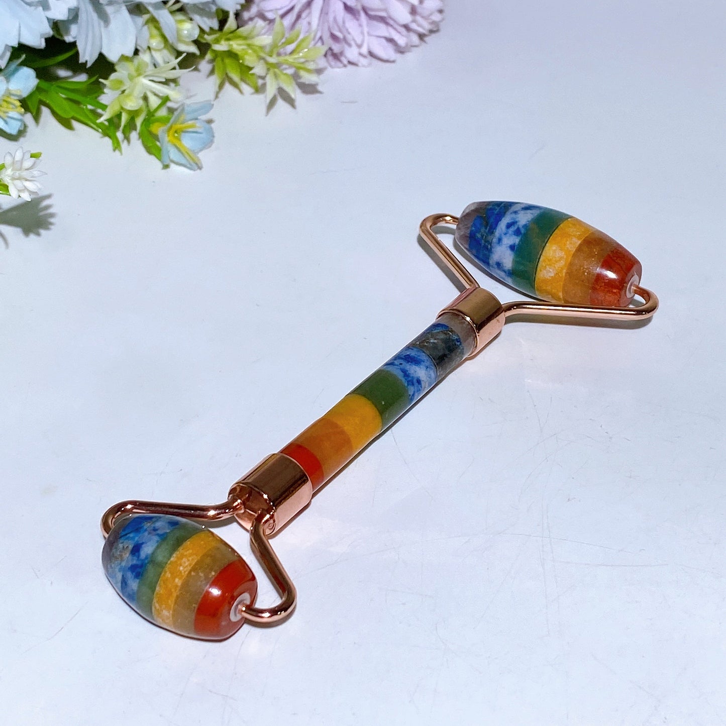 14cm Crystal Facial Roller Crystal Healing Bulk Wholesale