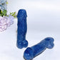 3.0"-4.0" Blue Aventurine Ding Ding Carving Crystal Healing Bulk Wholesale