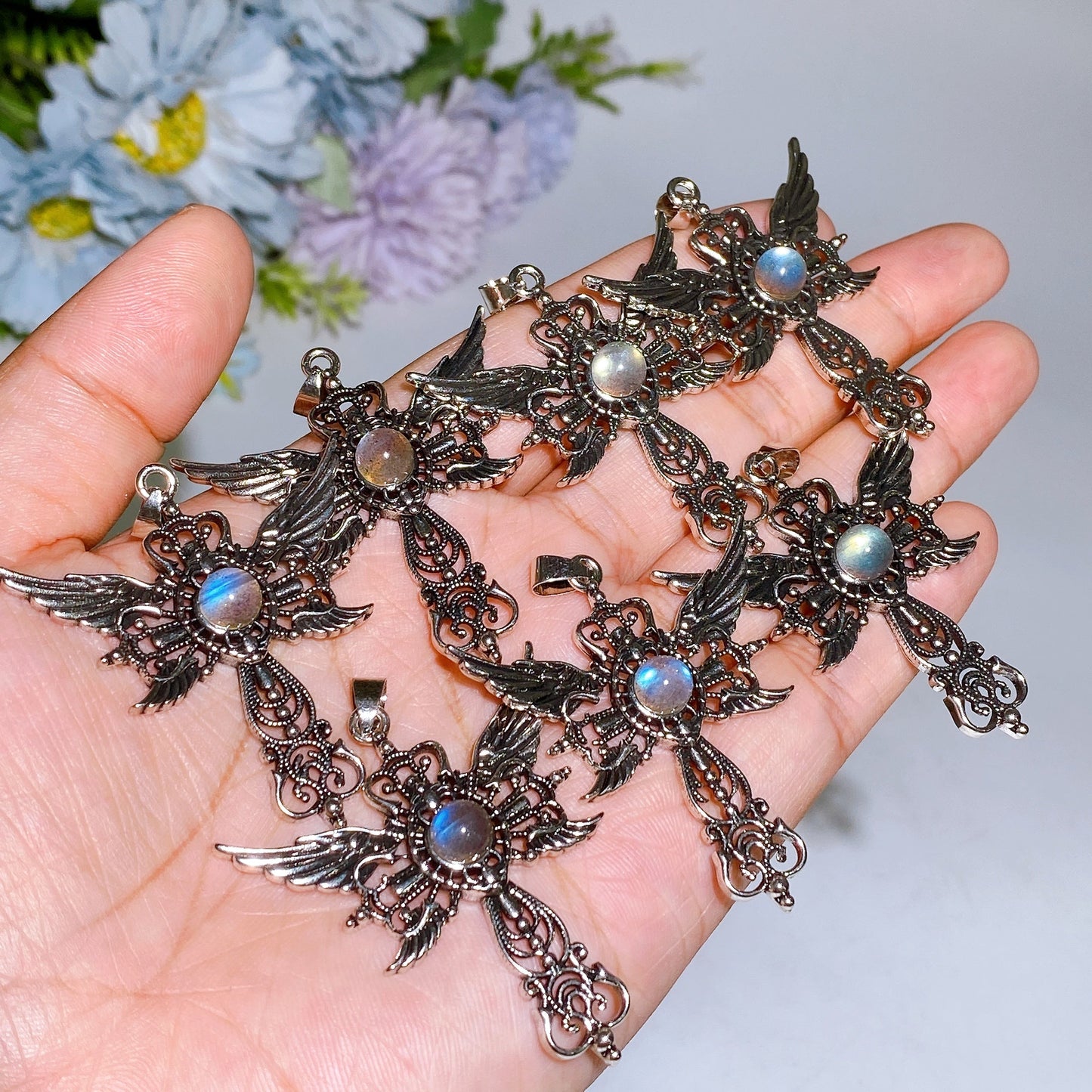 1.9" Labradorite Pendant Crystal Healing Bulk Wholesale