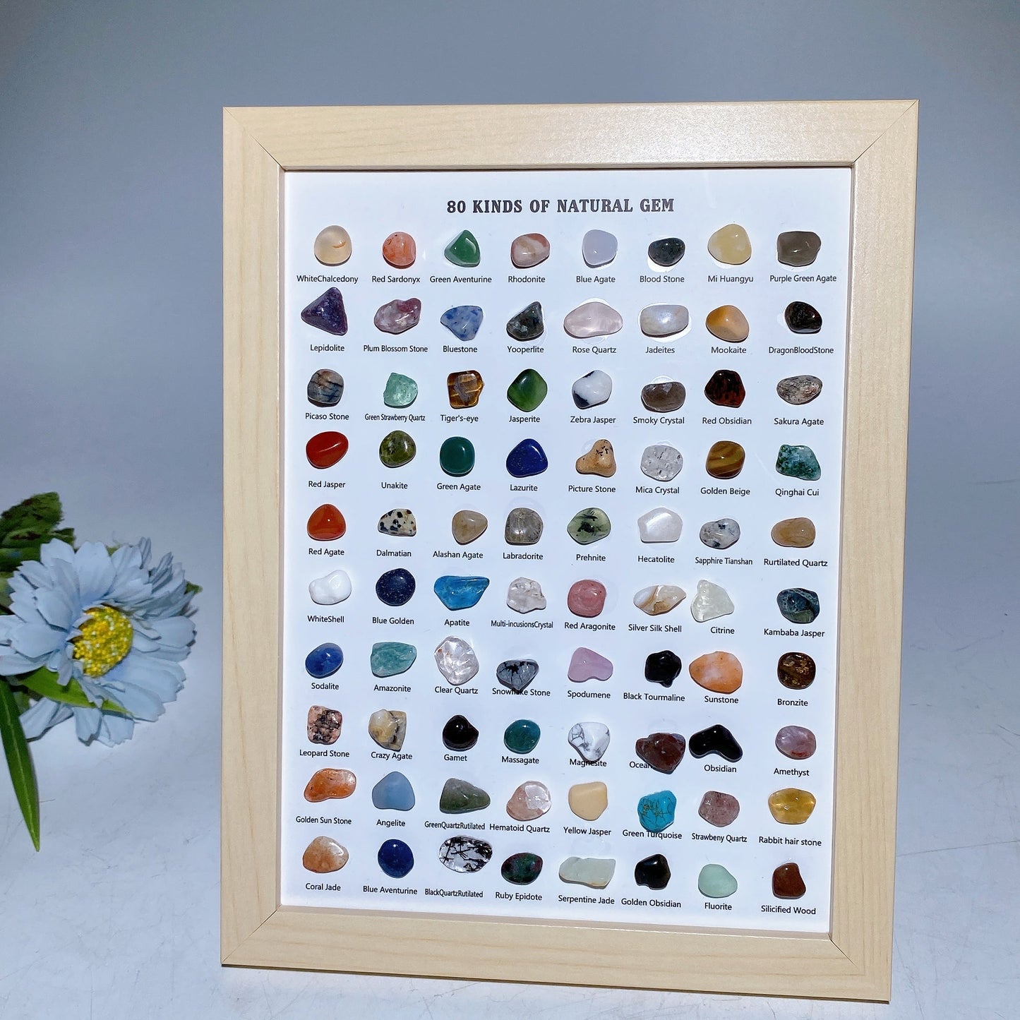 80 Kinds of Natural Gem Frame Crystal Healing Bulk Wholesale