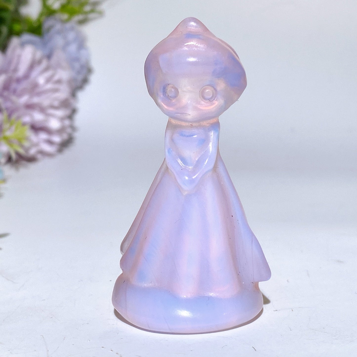 2.5" Crystal Princess Carving Crystal Healing Bulk Wholesale