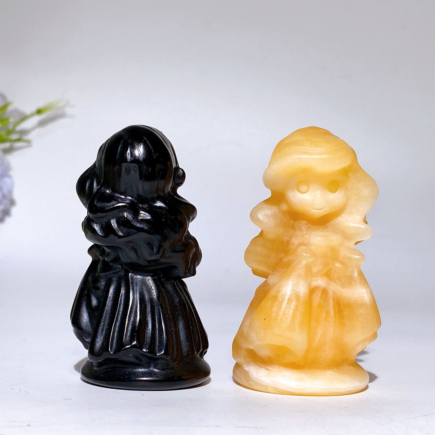 2.5" Crystal Princess Carving Crystal Healing Bulk Wholesale