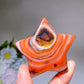1.8"-2.3" Sardonyx Palm Heart Star Moon Carving Crystal Healing Bulk Wholesale