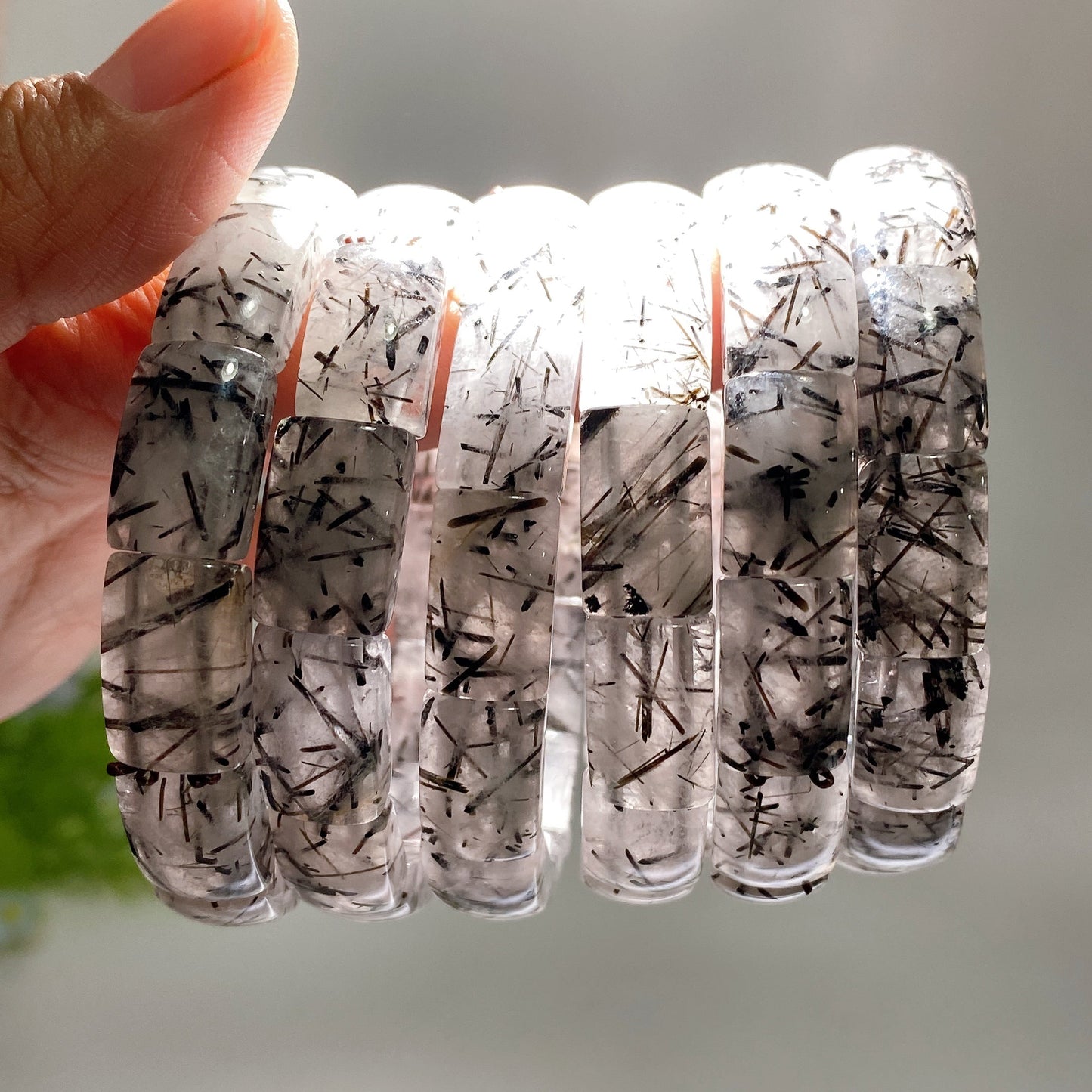 Black Tourmaline Bangle Crystal Healing Bulk Wholesale