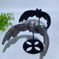 Black Obsidian Yooperlite Flying Bat Carving with Stand Crystal Healing Bulk Wholeale