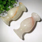 4.5" Afghan Jade Vase Carvings Bulk Wholesale