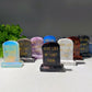 2.7" Mixed Crystal Tombstone Carvings Bulk Wholesale