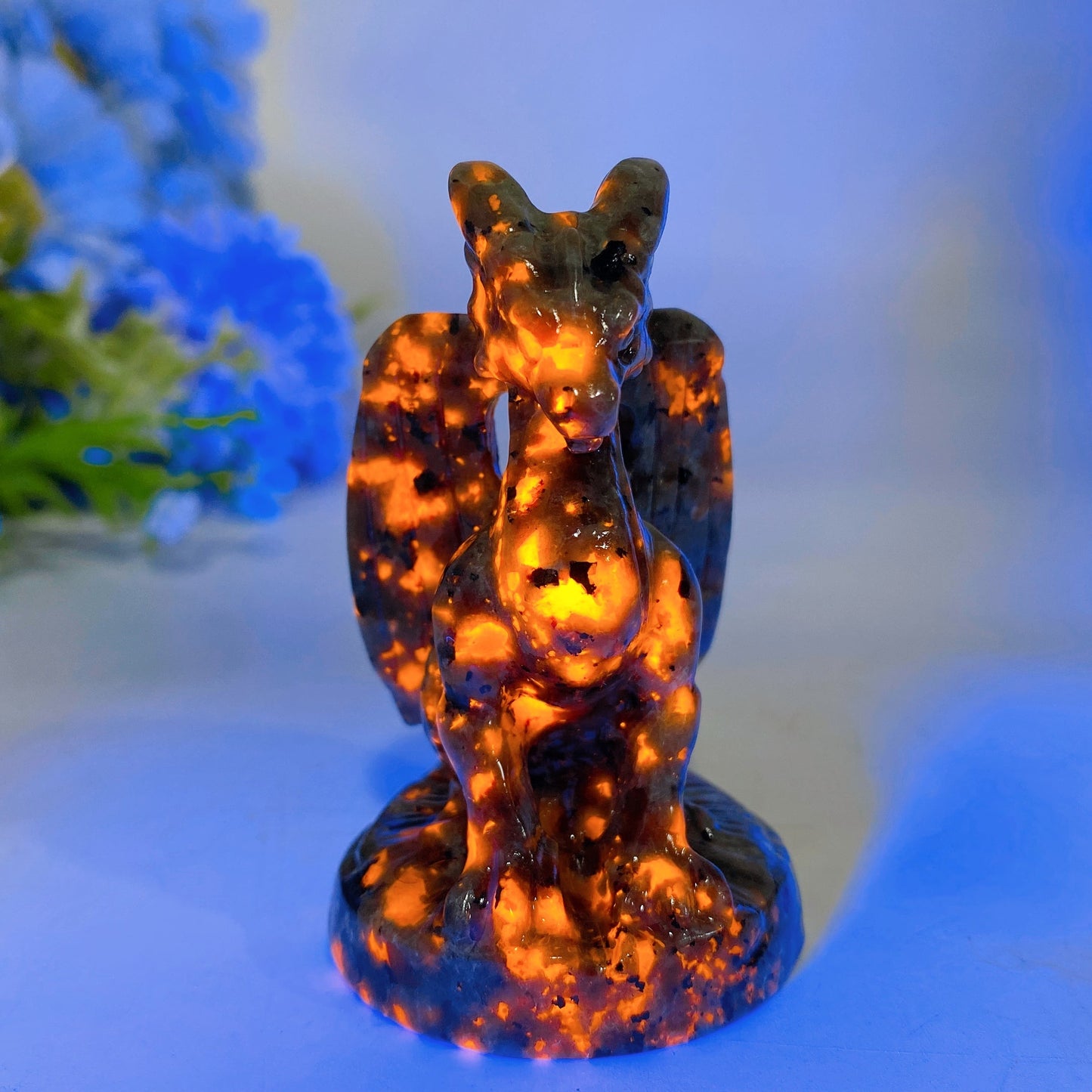 2.6" Crystal Dragon Carving Crystal Healing Bulk Wholesale