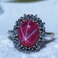 S925 UV Reactive Star Ruby Pendant Ring Bracelet Crystal Healing Bulk Wholesale
